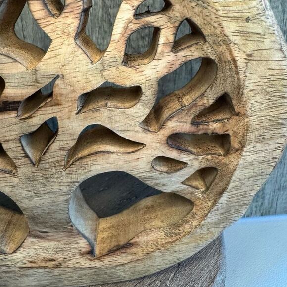 Rustic Tree of Life Home Decor Wood Tree Home Decor Tree Sitter NEW FAST SHIP - Picture 3 of 7
